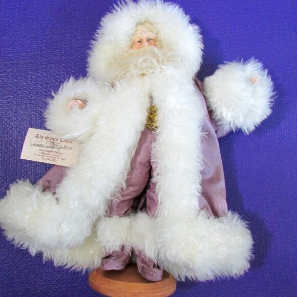 Handcrafted Santa "Misty" by Vicki Vaugn with signed Tag - Picture 3 of 5